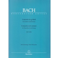 Concerto in G minor BWV 1058/ Red.Pno.