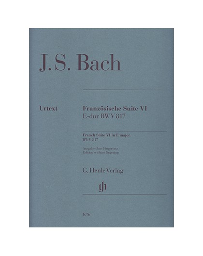 Französische Suite VI Es-Dur BWV 817