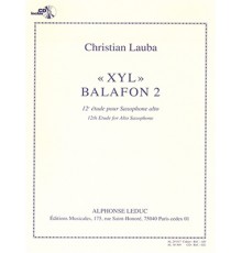 XYL Balafon 2 - 12 Etude   CD