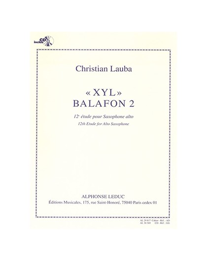 Balafon 2 - 12 Etude   CD
