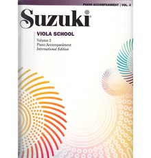 Suzuki. Viola Piano Acco. Vol.3. Revised