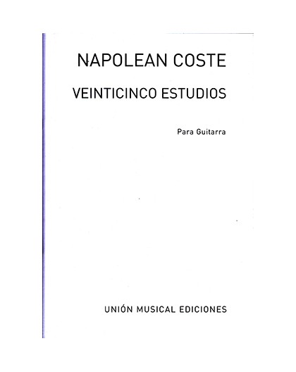 Veinticinco Estudios Guitarra Op. 38