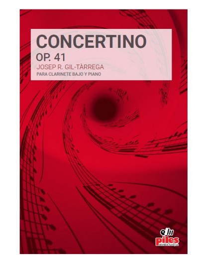 Concertino para Clarinete Bajo y Banda Op.41/ Score A3
