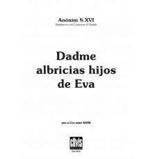 Dadme Albricias Hijos de Eva/ Edició Dig