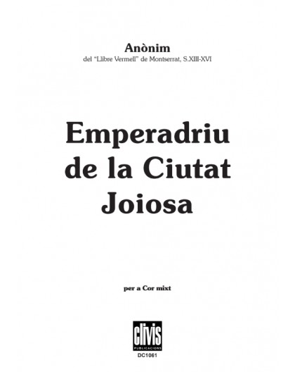 Emperadriu de la Ciutat Joiosa/ Edició Digital