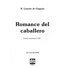 Romance del Caballero/ Edició Digital