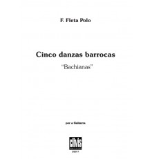 Cinco Danzas Barrocas/ Edició Digital