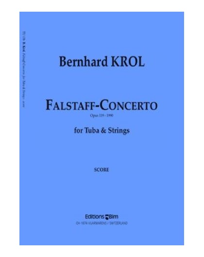 Falstaff-Concerto Op. 119/ Red. Pno