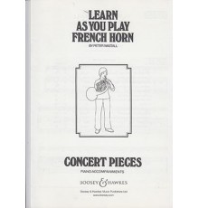 Learn as you Play French Horn/ Piano Acc